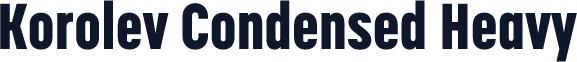 Korolev Condensed Heavy