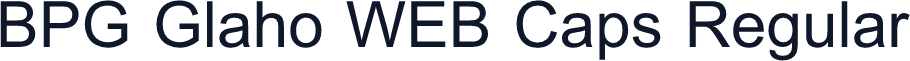 BPG Glaho WEB Caps Regular