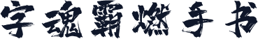 字魂霸燃手书
