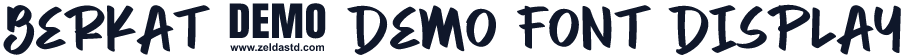BERKAT - DEMO FONT Display