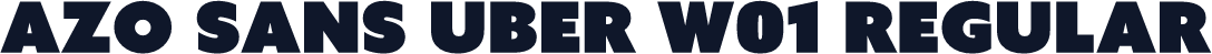 Azo Sans Uber W01 Regular