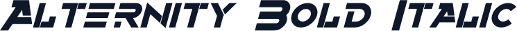 Alternity Bold Italic