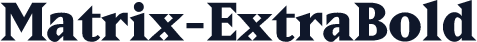 Matrix-ExtraBold