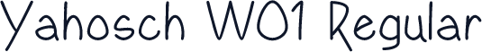Yahosch W01 Regular
