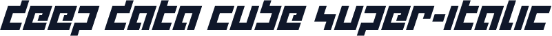 deep data cube super-italic