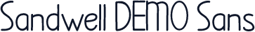 Sandwell DEMO Sans