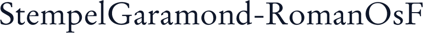 StempelGaramond-RomanOsF