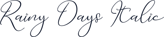 Rainy Days Italic