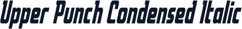 Upper Punch Condensed Italic