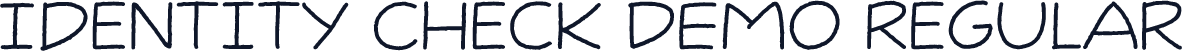 Identity Check DEMO Regular