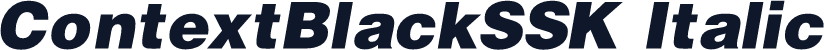 ContextBlackSSK Italic