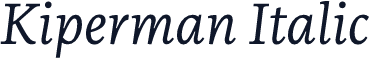 Kiperman Italic