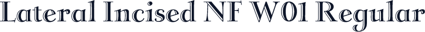 Lateral Incised NF W01 Regular