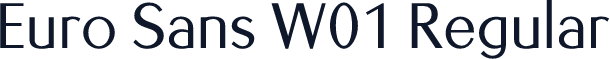 Euro Sans W01 Regular