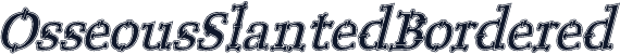 OsseousSlantedBordered