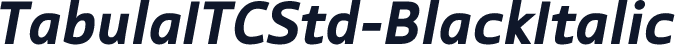 TabulaITCStd-BlackItalic