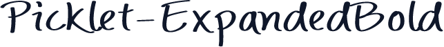 Picklet-ExpandedBold