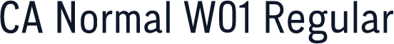 CA Normal W01 Regular
