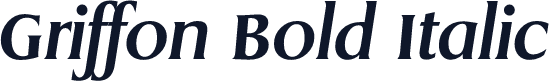 Griffon Bold Italic