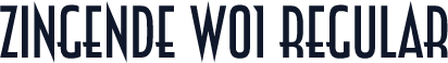 Zingende W01 Regular