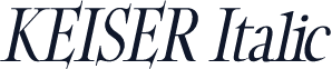 KEISER Italic