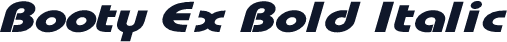 Booty Ex Bold Italic
