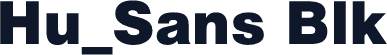 Hu_Sans Blk