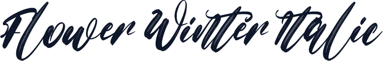 Flower Winter Italic