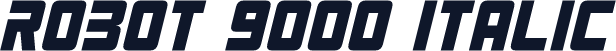 Robot 9000 Italic