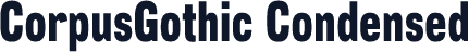 CorpusGothic Condensed