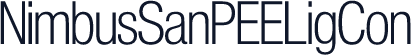 NimbusSanPEELigCon