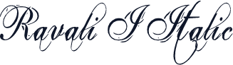 Ravali I Italic