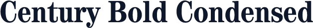 Century Bold Condensed