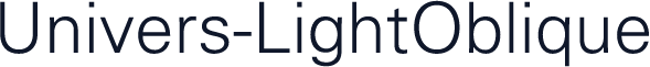 Univers-LightOblique