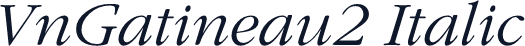 VnGatineau2 Italic