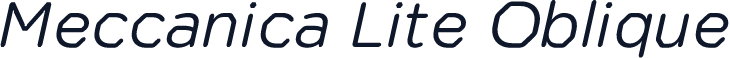 Meccanica Lite Oblique