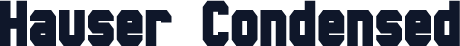 Hauser Condensed