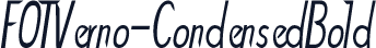 FOTVerno-CondensedBold