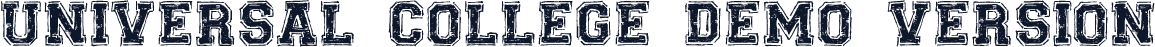 Universal-college_DEMO-version