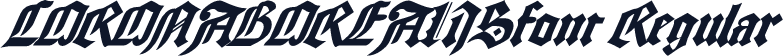 CORONABOREALISfont Regular