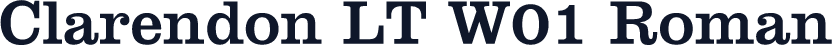 Clarendon LT W01 Roman