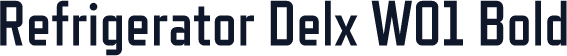Refrigerator Delx W01 Bold