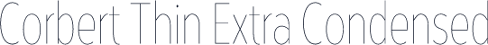 Corbert Thin Extra Condensed