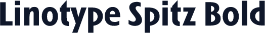 Linotype Spitz Bold