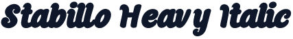 Stabillo Heavy Italic