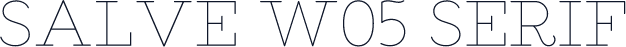 Salve W05 Serif