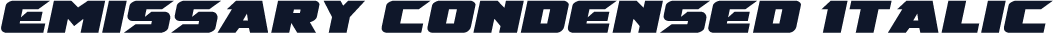 Emissary Condensed Italic