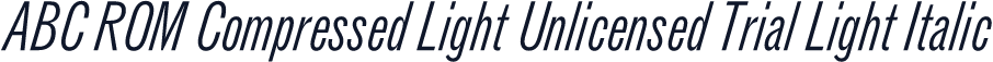 ABC ROM Compressed Light Unlicensed Trial Light Italic