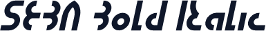 SEBA Bold Italic