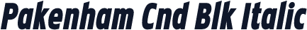 Pakenham Cnd Blk Italic
